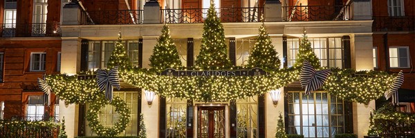 claridge's entrance christmas decorations