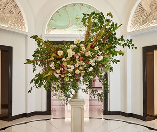 Claridge's Flowers in the Ballroom Reception